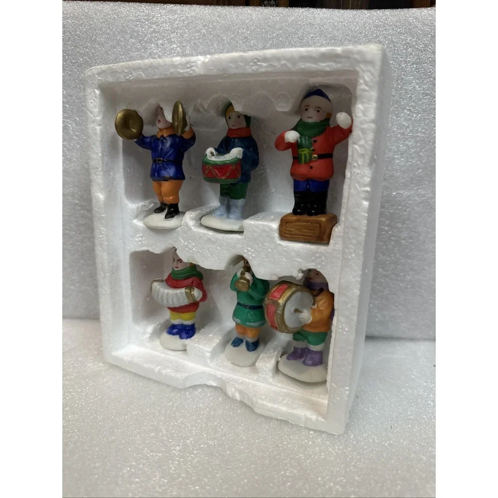 1993 Vintage Retired‎ Lemax Dickensvale Collection Porcelain Children's Band Set