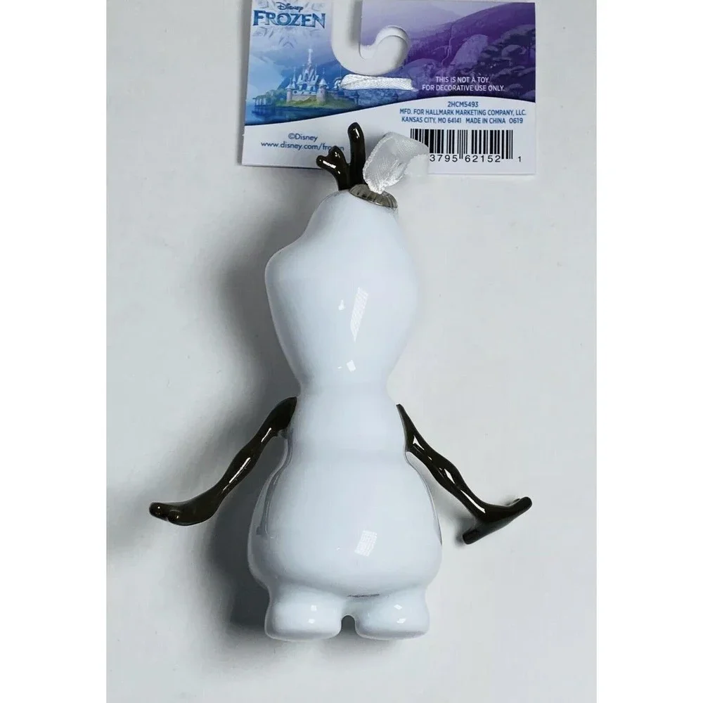 DISNEY Hallmark Ornament Frozen Movie‎ OLAF Christmas Tree White Snow NEW