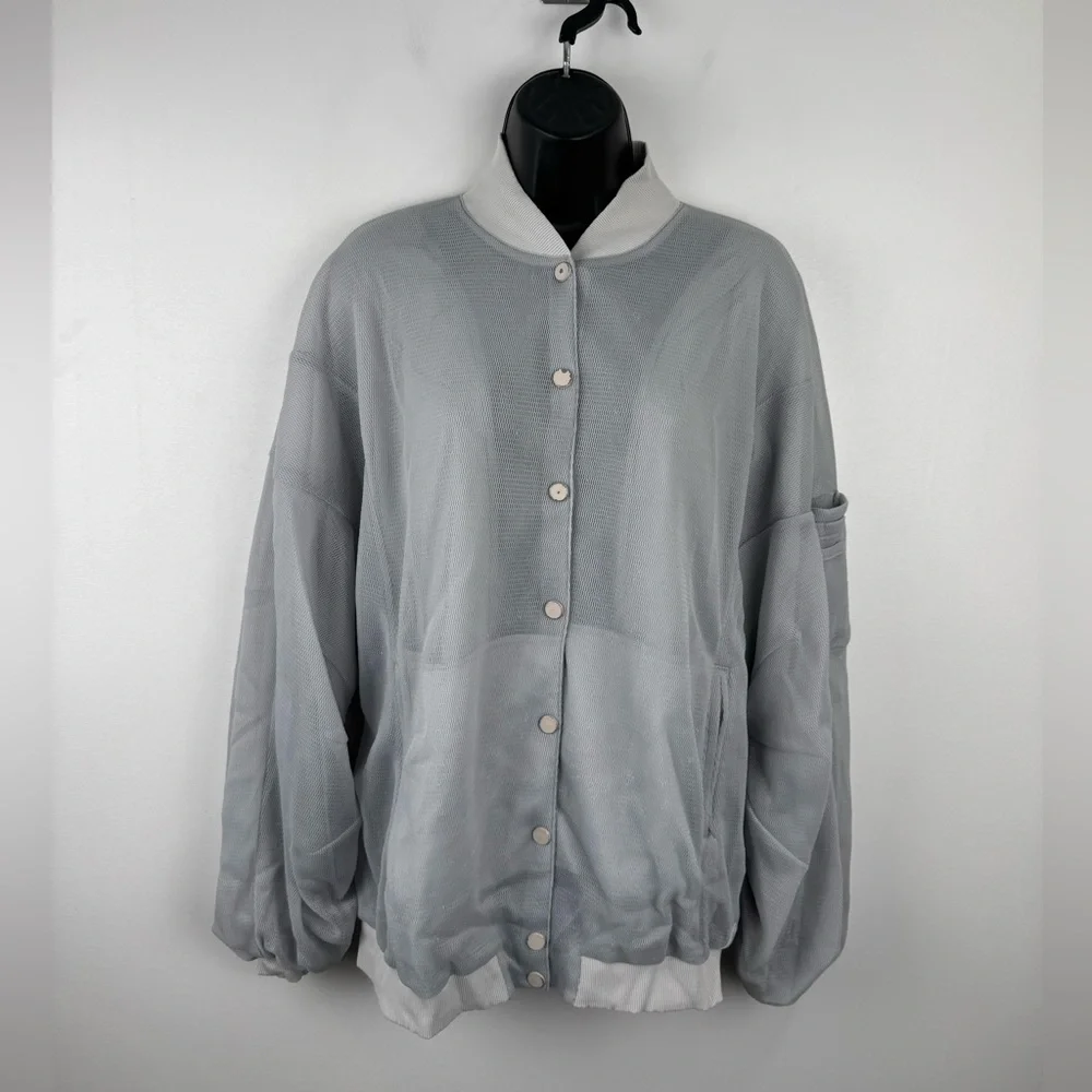 Alo Yoga Women Mesh Field Jacket‎ Size XL