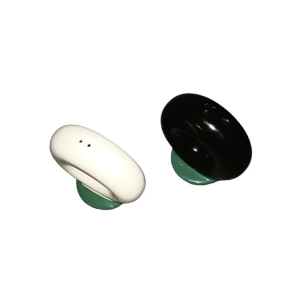 Tabitha Brown 2pc Stoneware Salt and Pepper Shaker Set