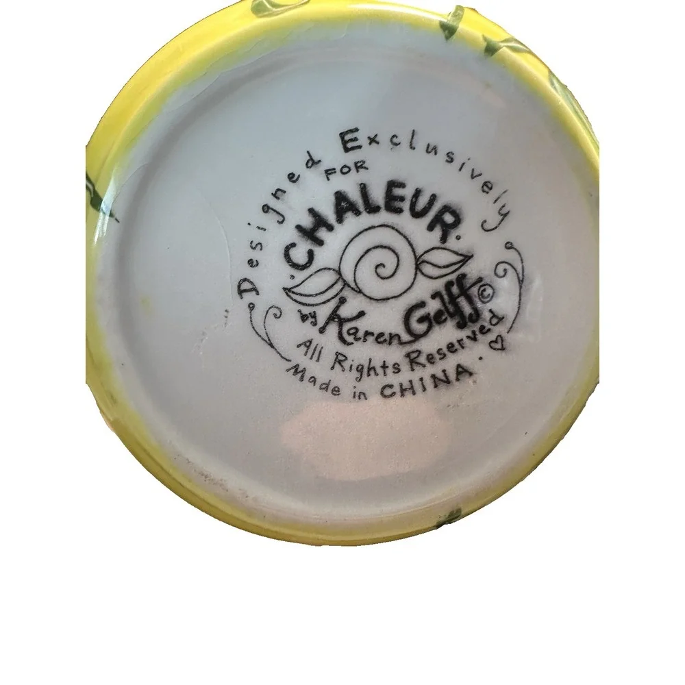 Porcelin‎ Ceramic Jar by Chaleur Karen Gelff with lid 6