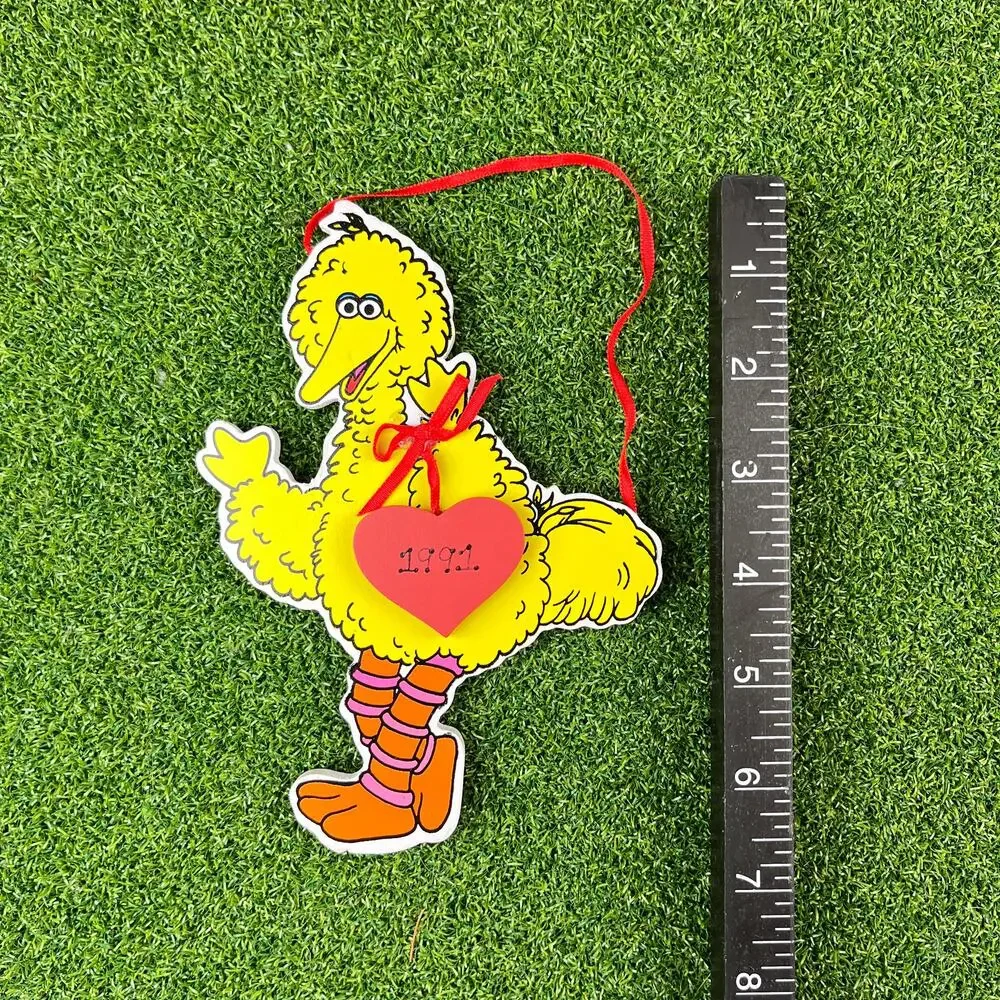 Vintage 1991 Jim Henson Sesame Street Big Bird Ornament
