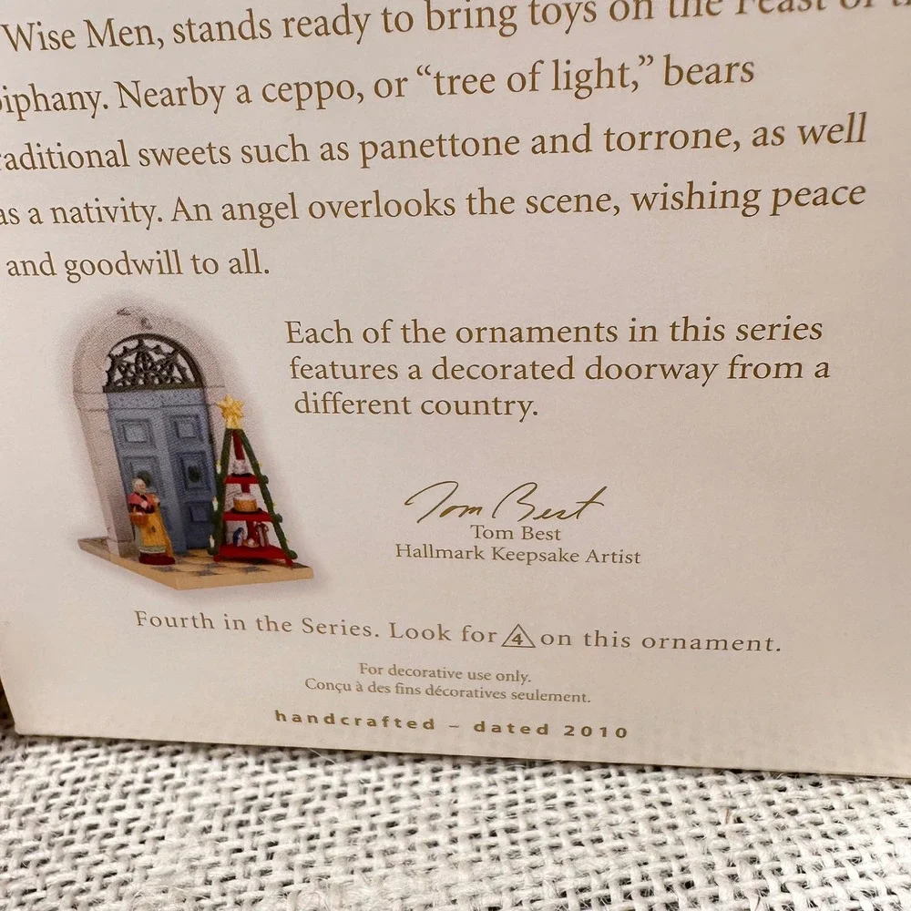 Hallmark keepsake italy