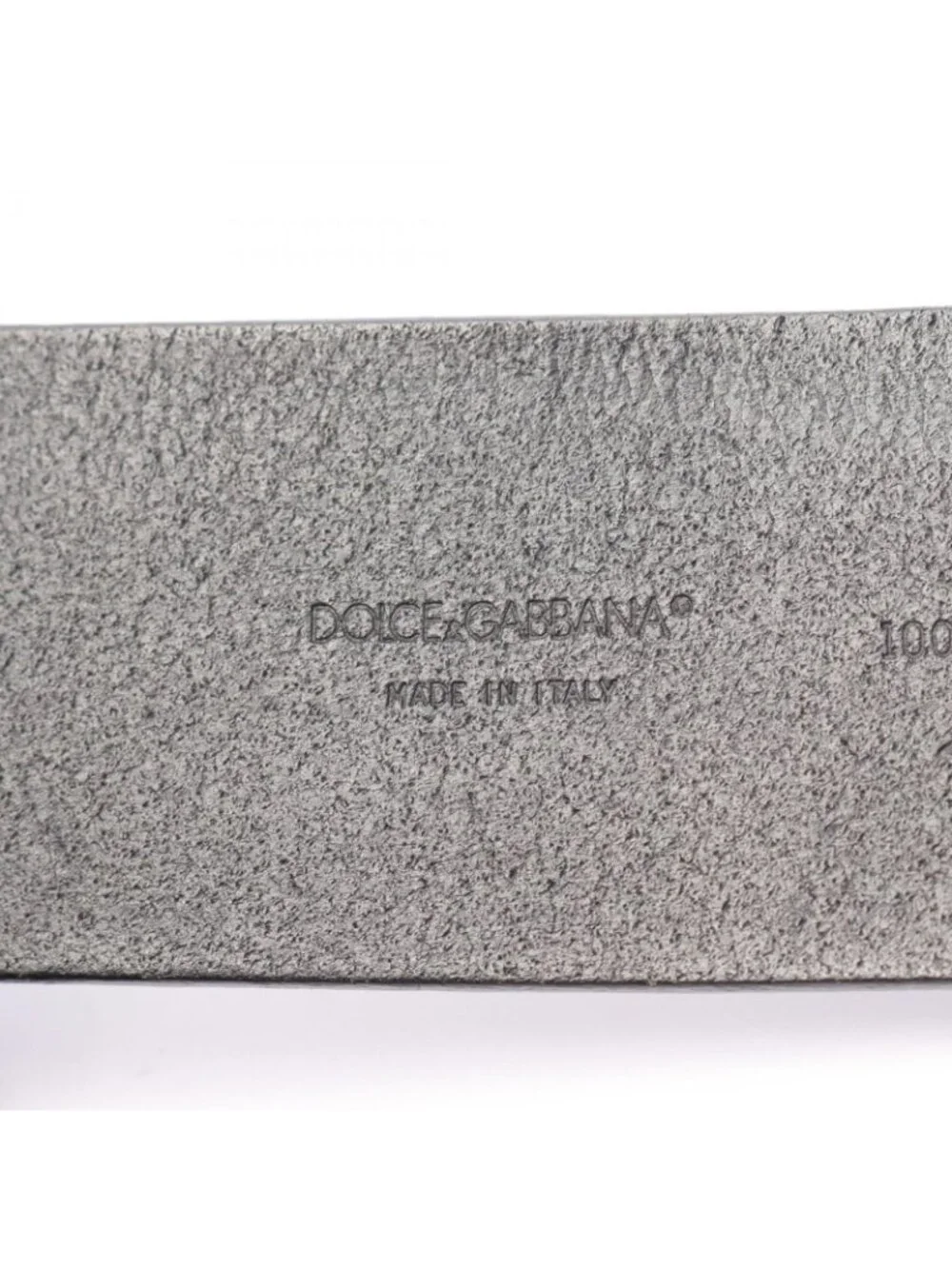 Dolce & Gabbana Belt Silver Leather