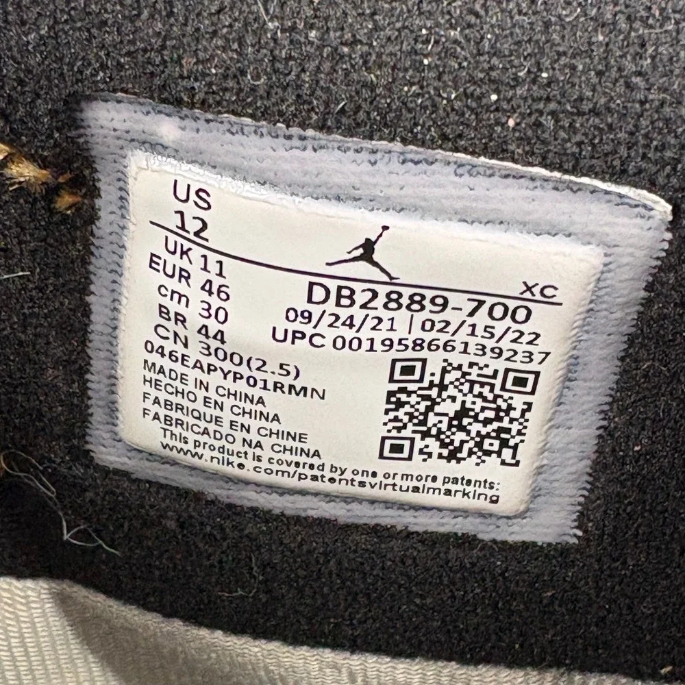 Air Jordan 1 Retro High‎ OG Yellow Ochre DB2889-700 Size 12 Men's Used Authentic