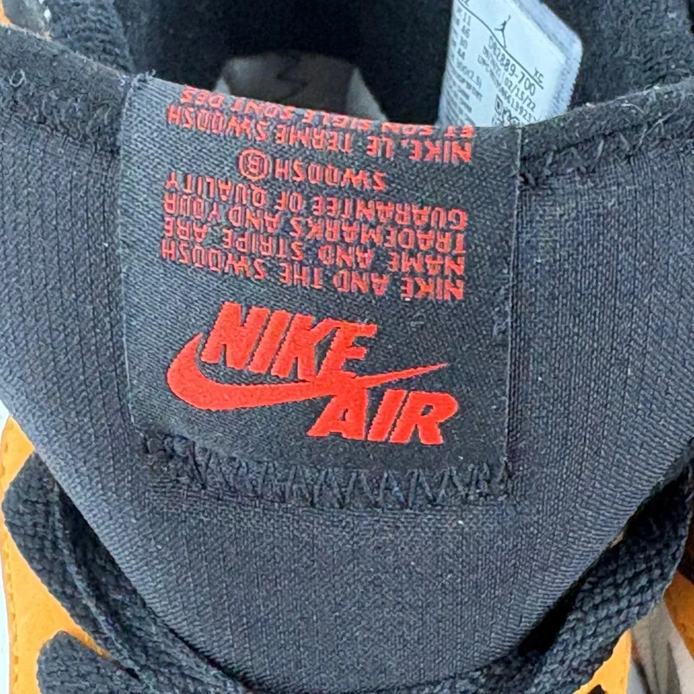 Air Jordan 1 Retro High‎ OG Yellow Ochre DB2889-700 Size 12 Men's Used Authentic
