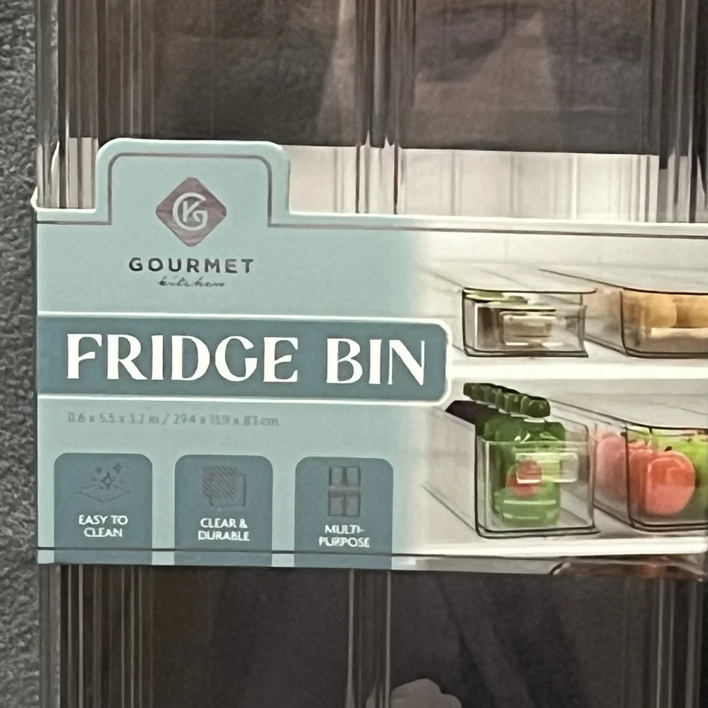 Gourmet kitchen‎ fridge storage Pull Out Drawer Bin