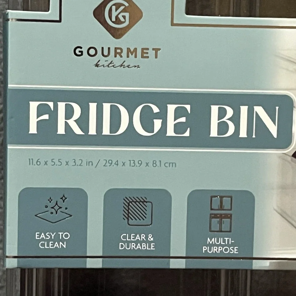 Gourmet kitchen‎ fridge storage Pull Out Drawer Bin
