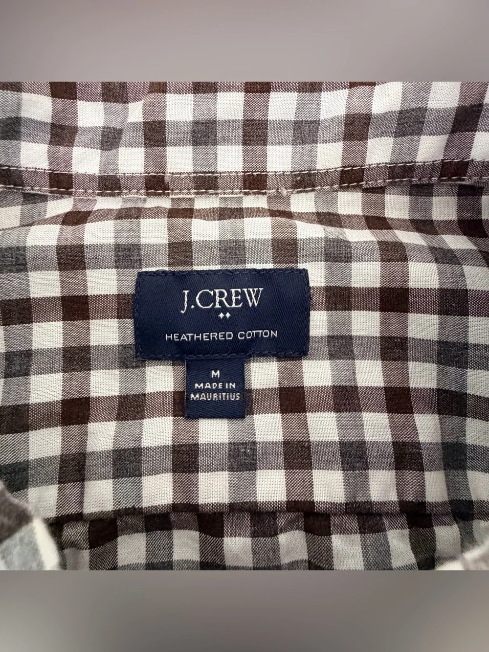 J. Crew crew gingham