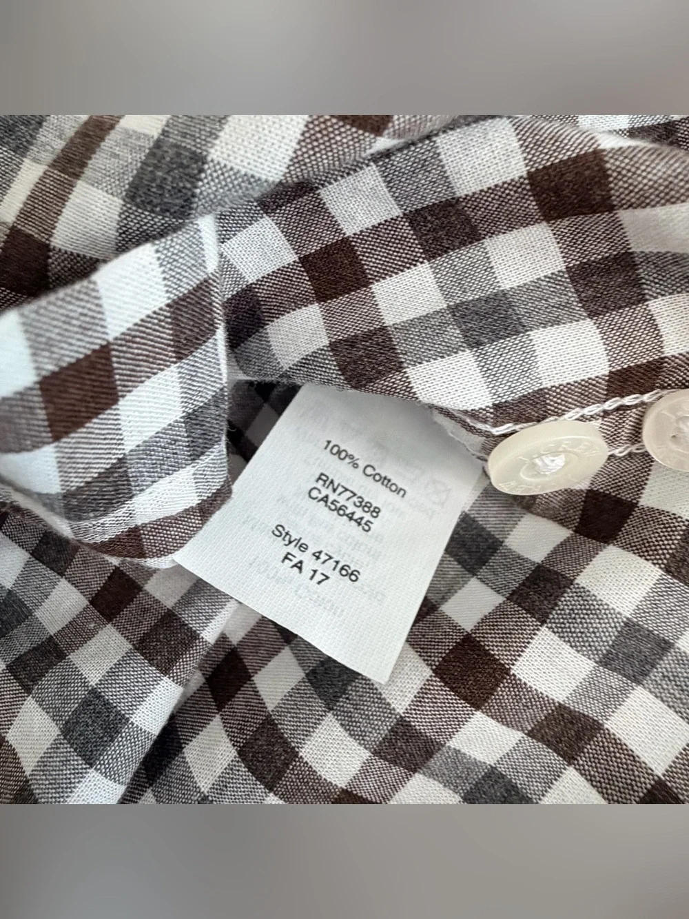 J. Crew crew gingham