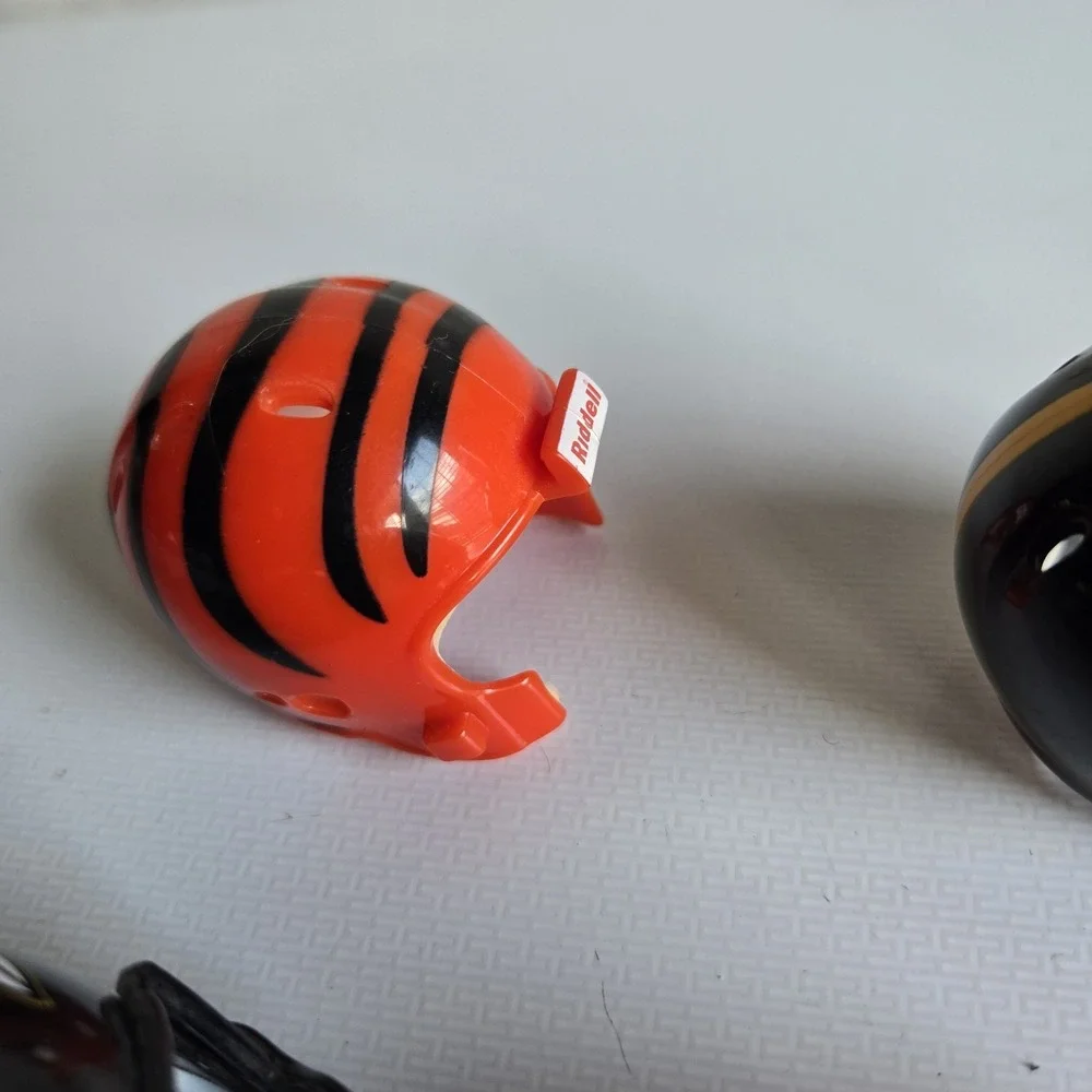 4 NFL Riddell Pocket Pro Helmet‎ Lot AFC North Mini Football Vintage 1.5