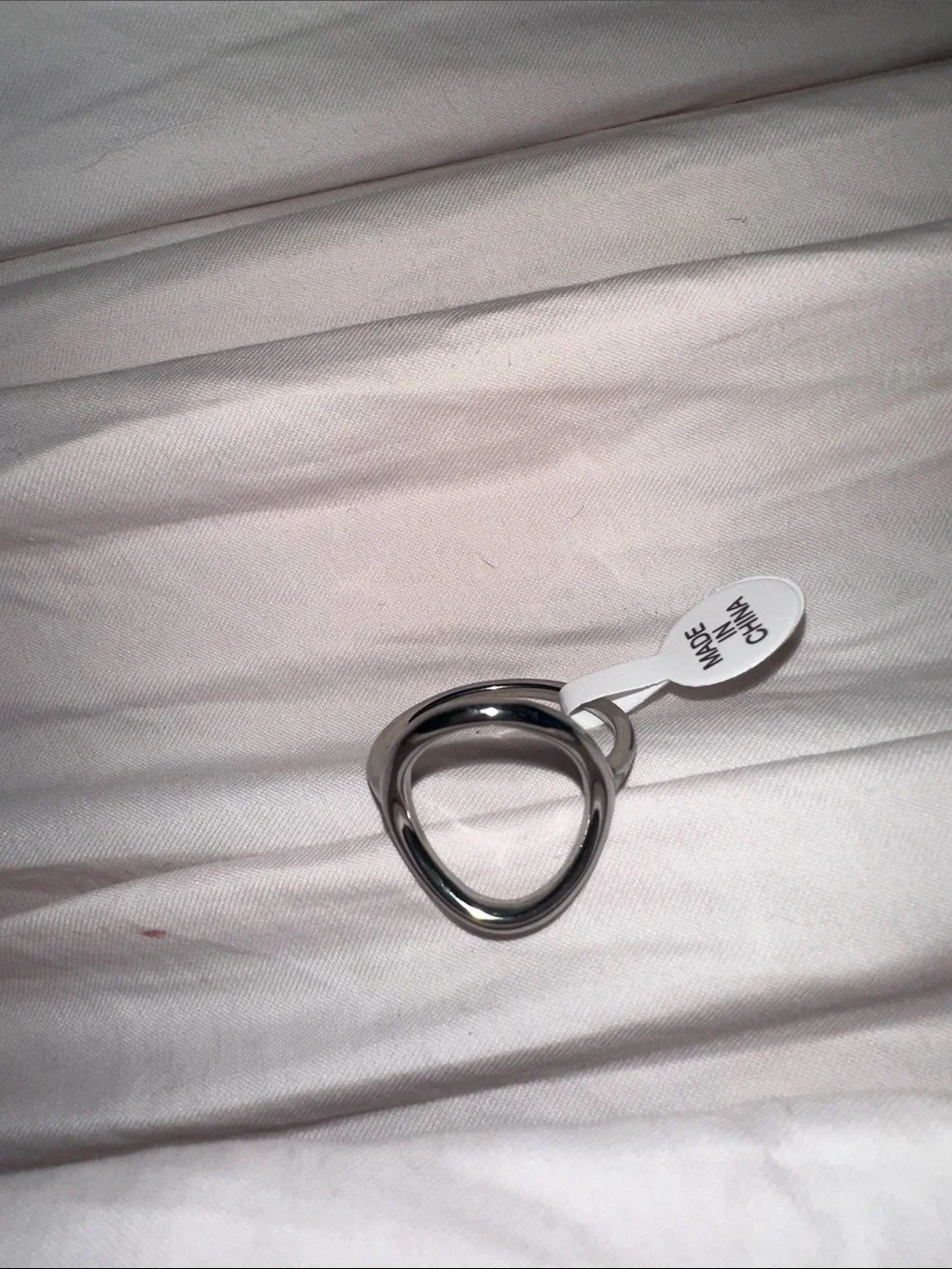 NWT Plunder Double Band Silver-Tone Ring size ten brand new really nice 👍