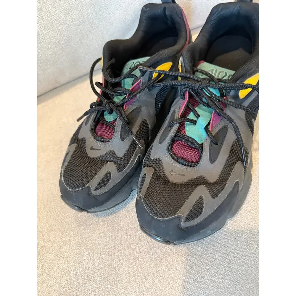 Nike Air Max 200‎ Running Shoes Black Anthracite Bordeaux AQ2568-001 SZ 10