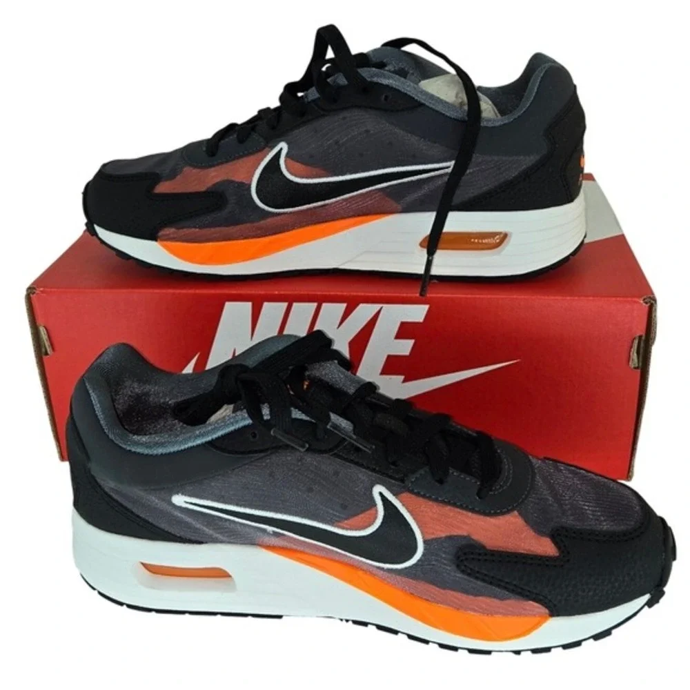Nike Air Max Solo SE Anthracite Black Total Orange FJ2594-001 Mens 8 Womens‎ 9.5