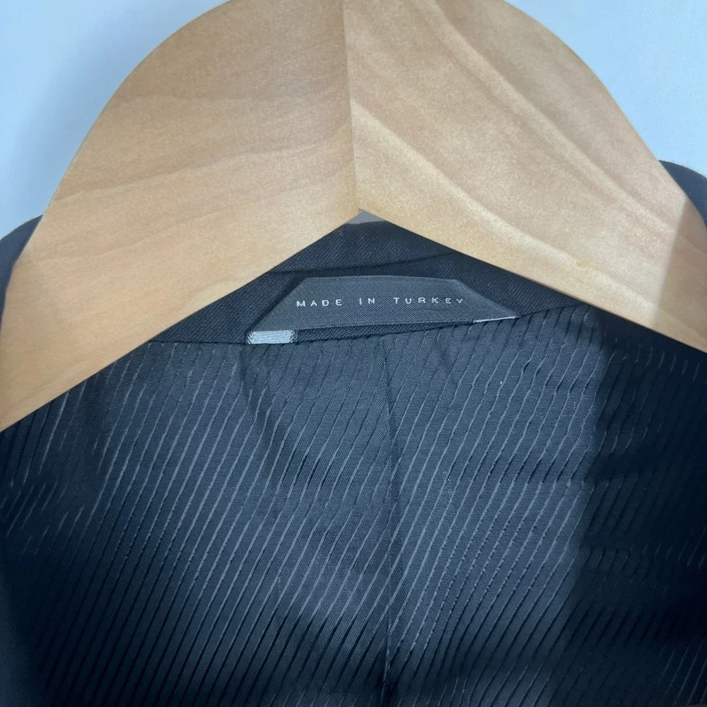 Hugo‎ Boss Mens The James3 Sharp5WE Black Blazer Sport Coat 42R Solid Two Button