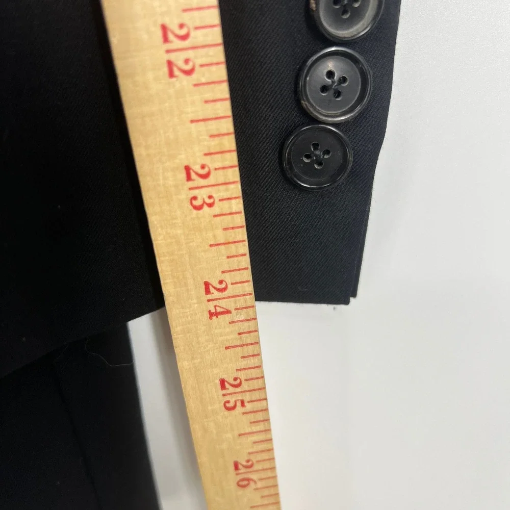 Hugo‎ Boss Mens The James3 Sharp5WE Black Blazer Sport Coat 42R Solid Two Button