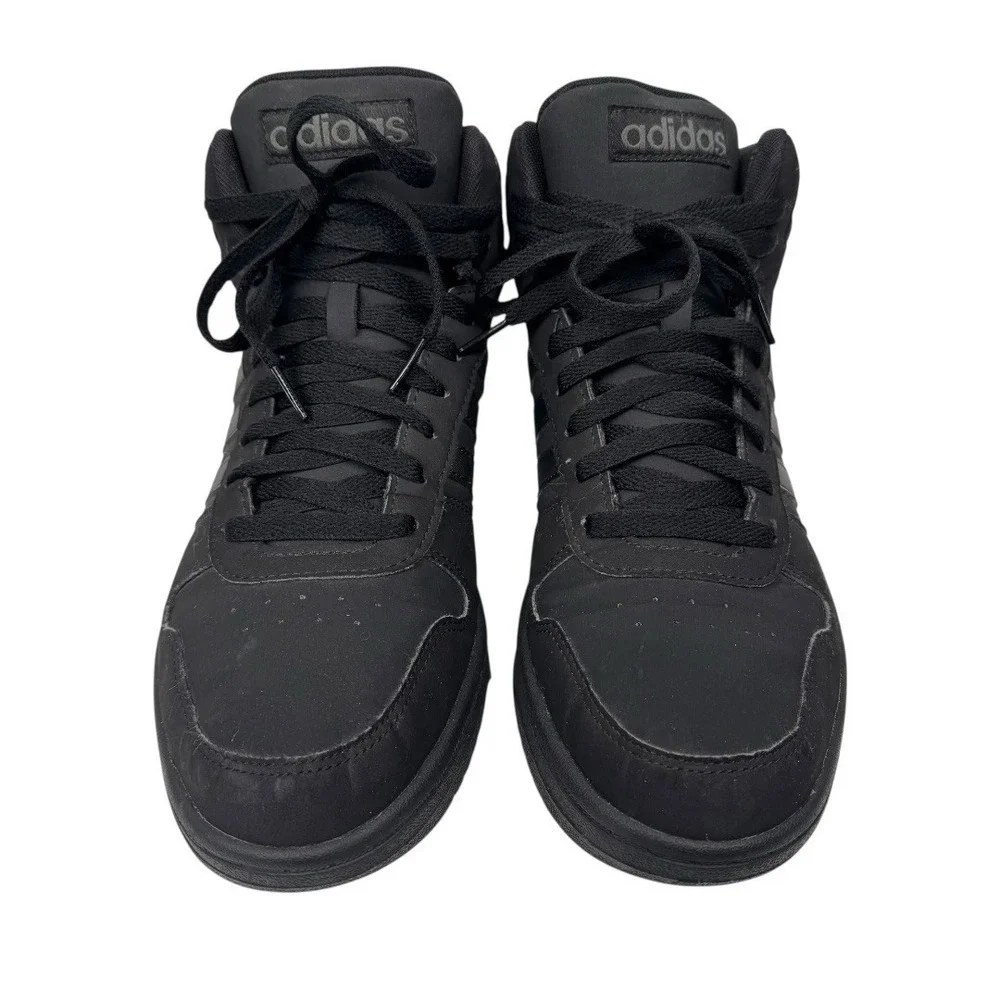 Adidas Mens Hoops 2.0 Mid‎ FV7229 Black Shoes Sneakers Size 11