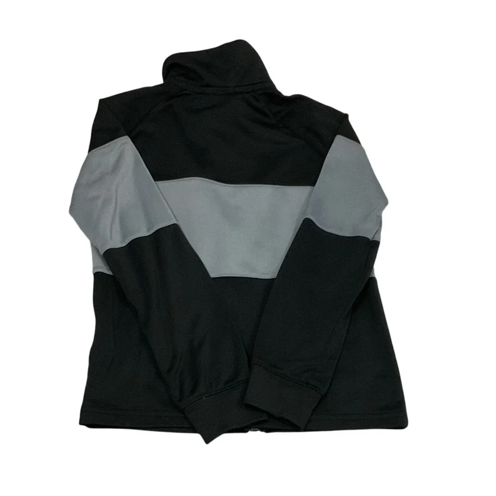 Nike‎ Track Jacket Kids Size 6 Black Grey Nike Air Zip Up Sportswear