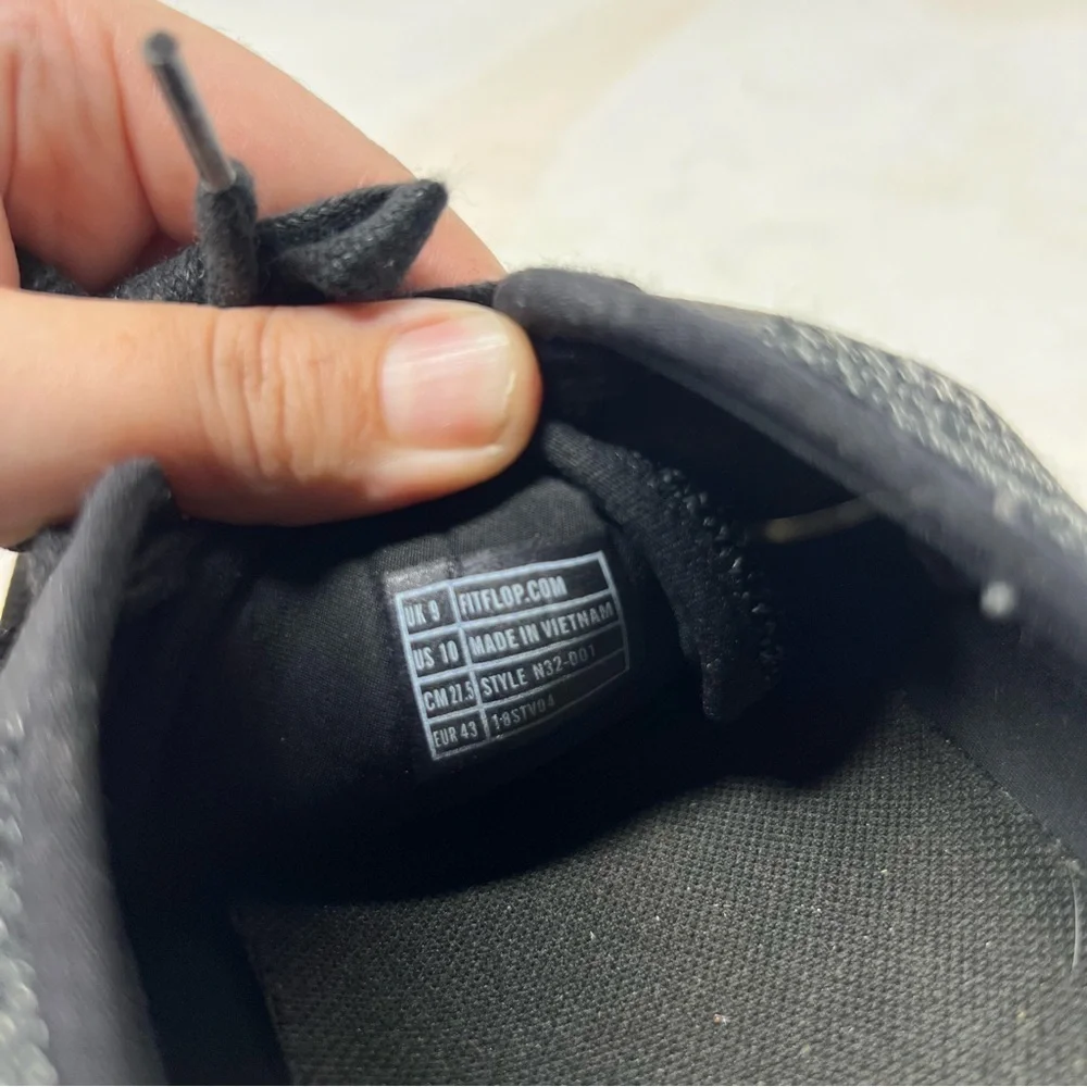 FitFlop Christophe Knit Sneaker Size Men’s US 10