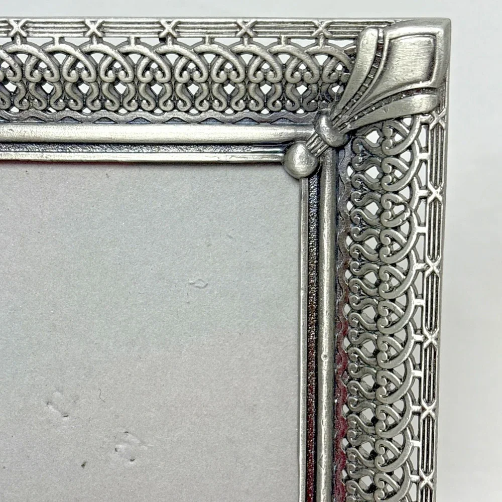 Deco vintage pewter