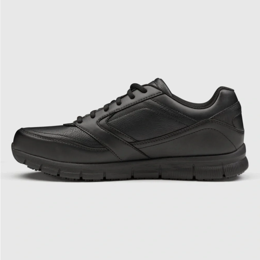 S Sport By Skechers Men's Brise Slip Resistant Sneakers - Black nwt