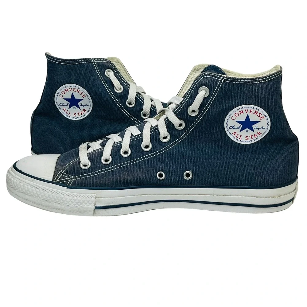 Converse Chuck Taylor All Star High Top Sneakers Mens 11 Womens 13 Navy M9622