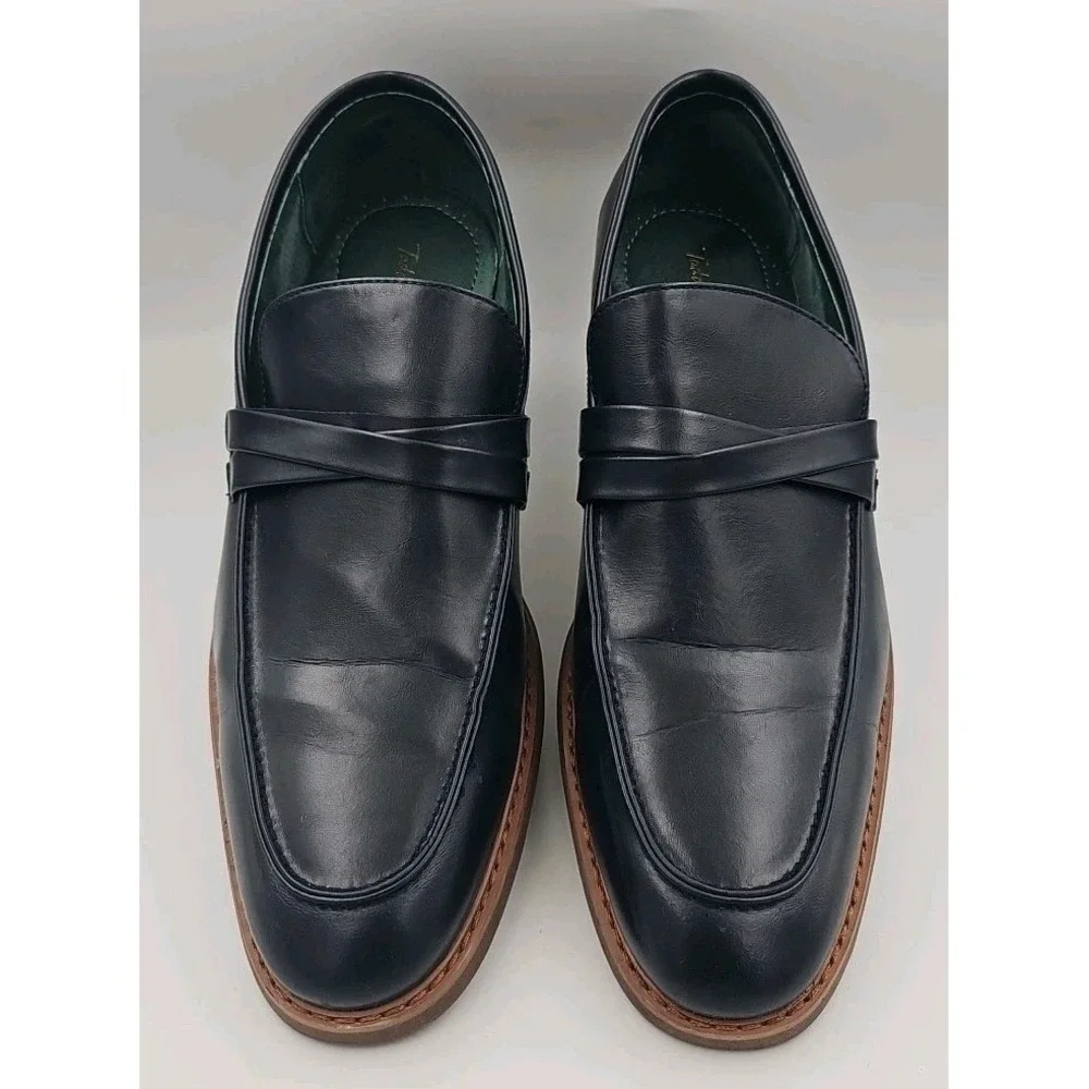 Todd Welsh Men's Dress Shoes Pablo Size 13 D Navy‎