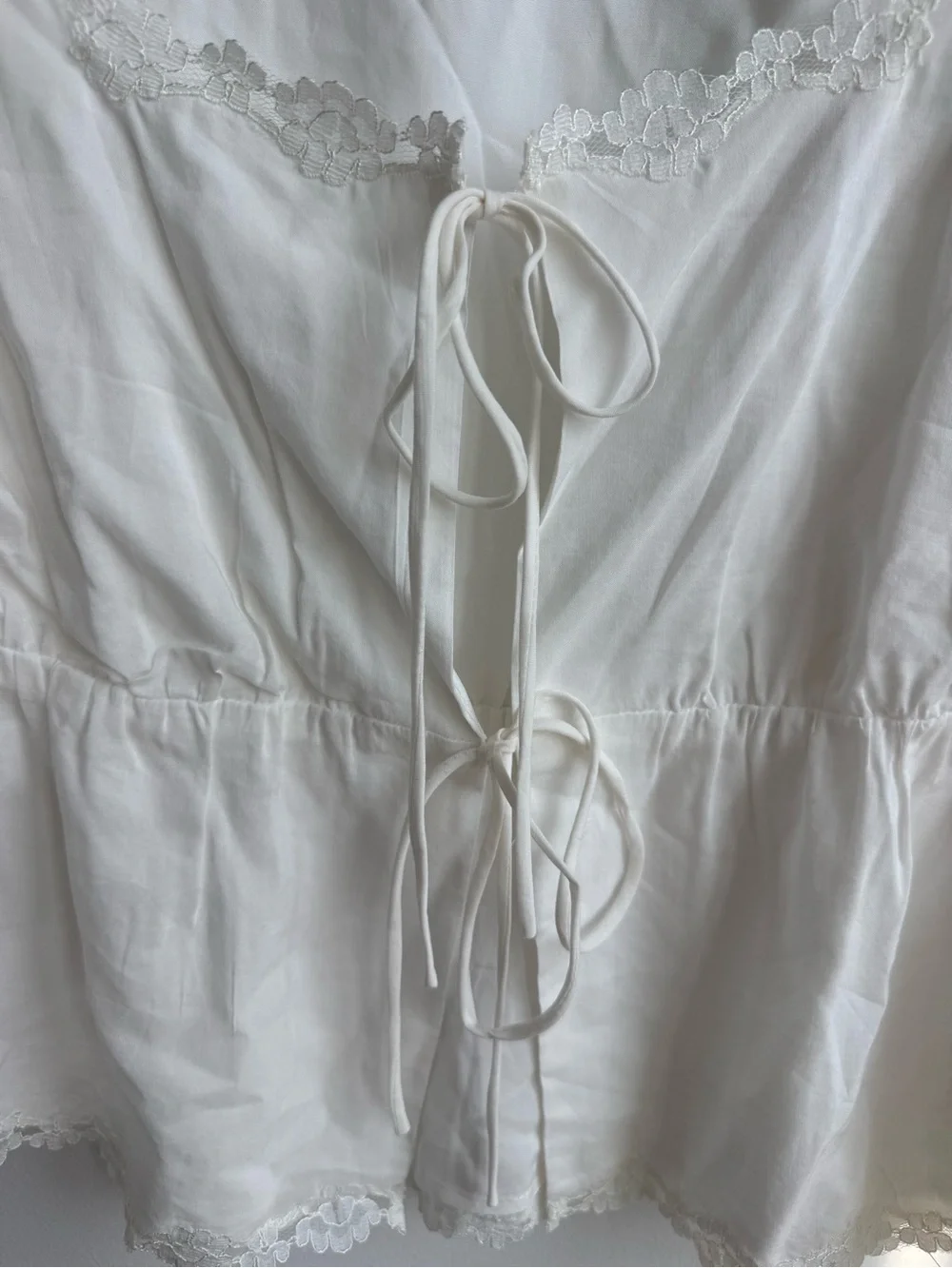 Reformation white lace