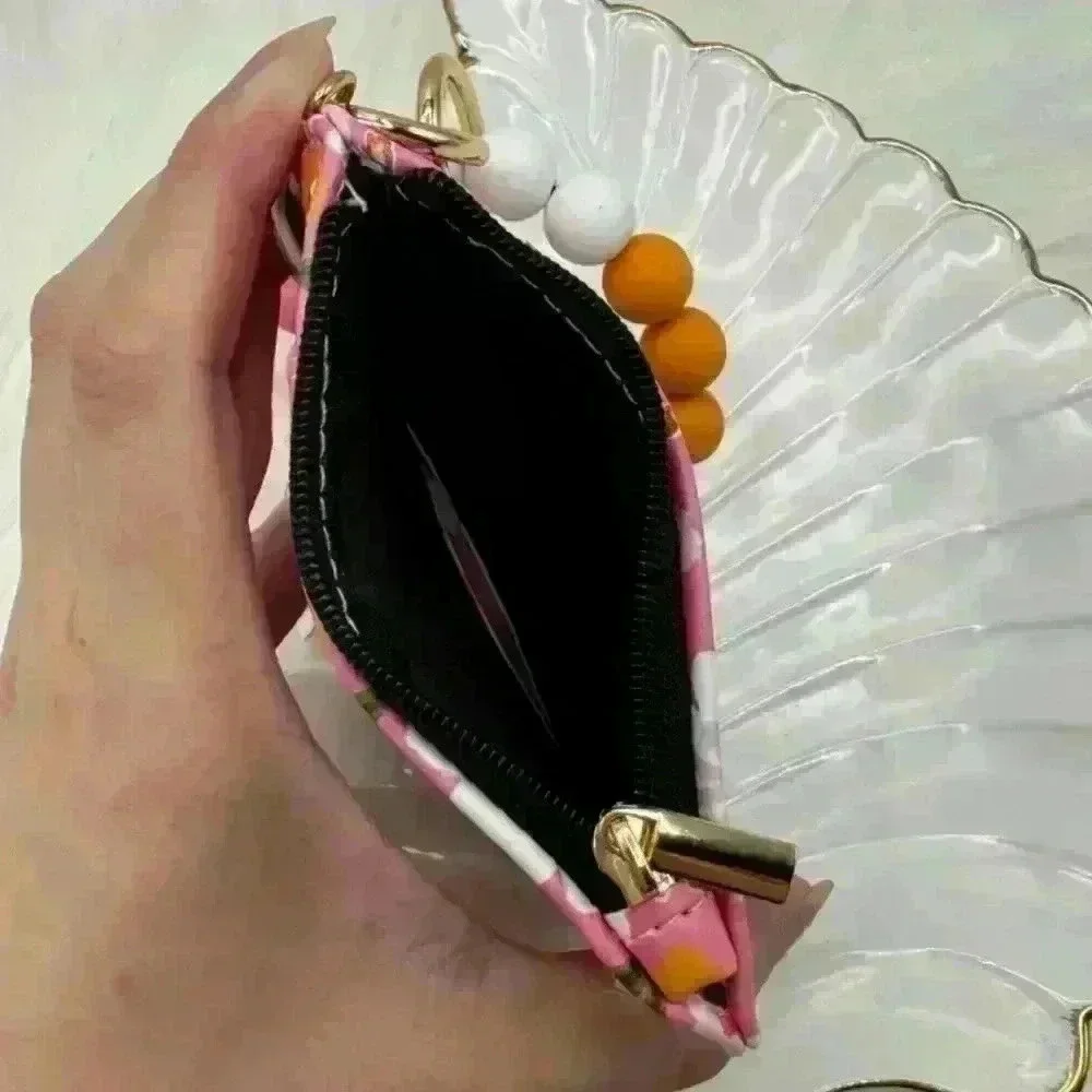 Floral Wristlet Card Wallet