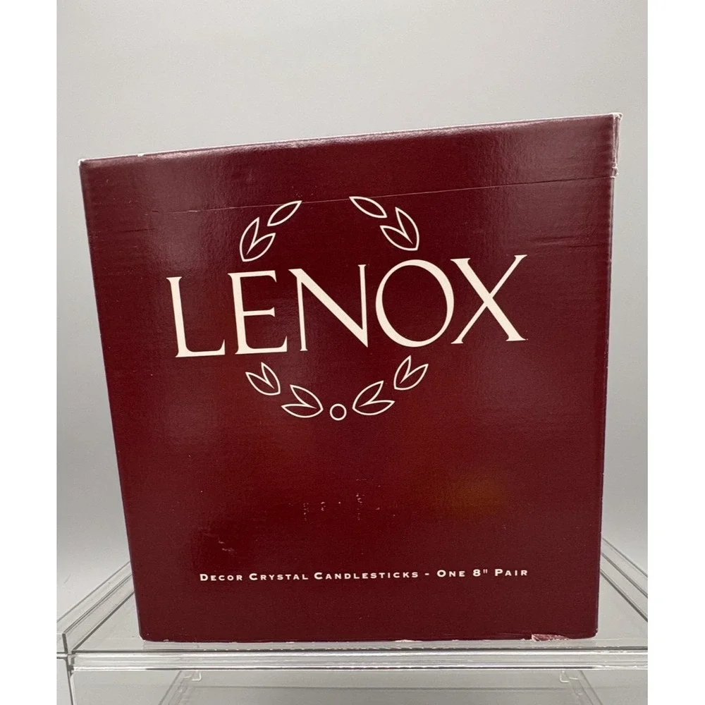 Lenox crystal candlesticks