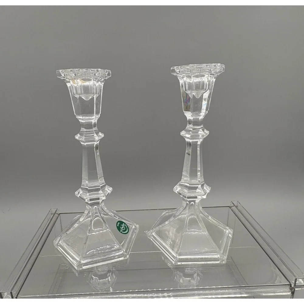 Lenox crystal candlesticks