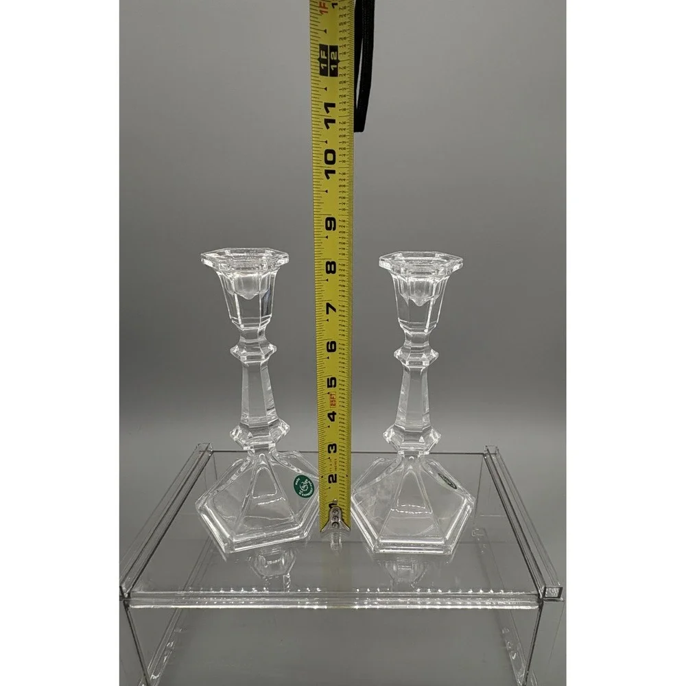 Lenox crystal candlesticks