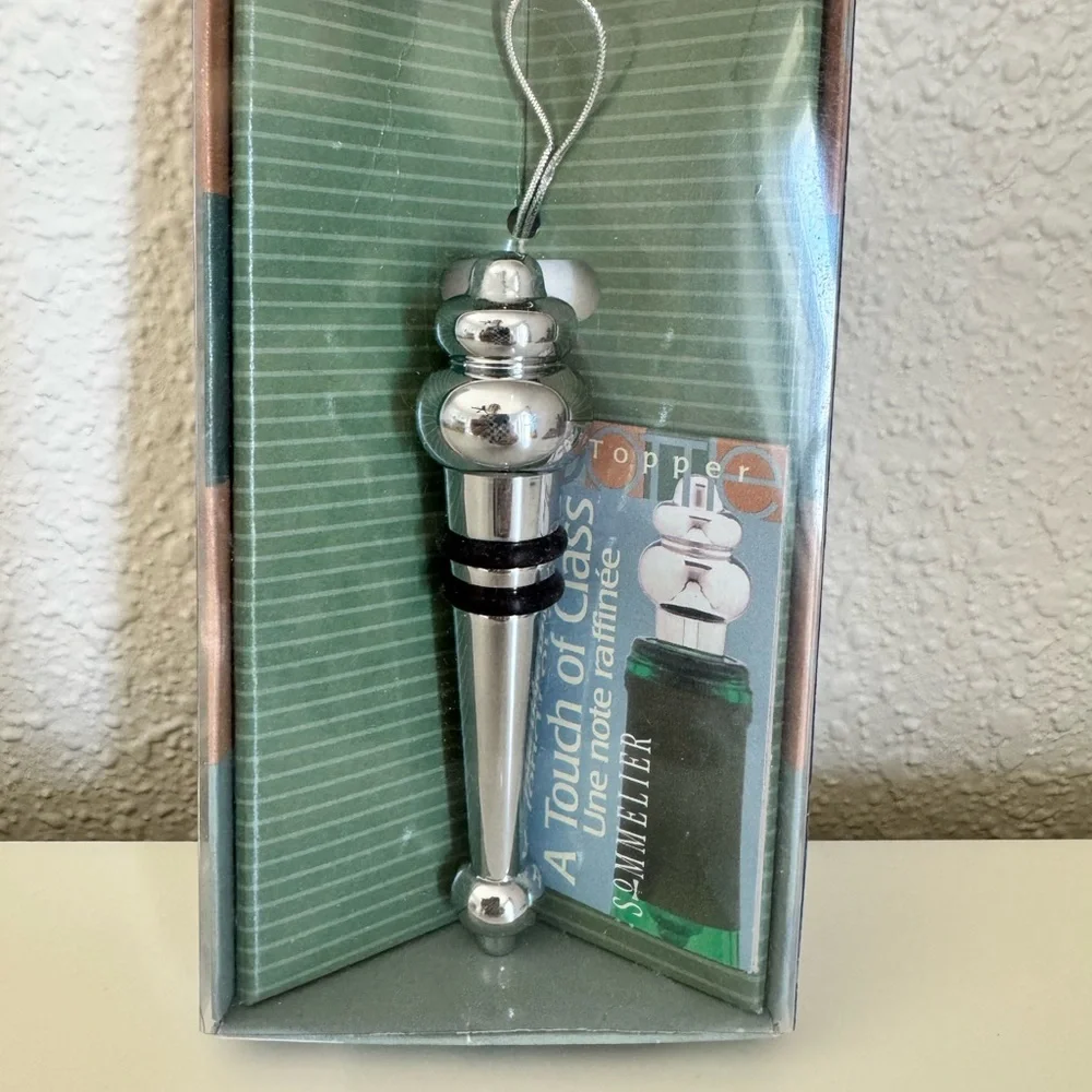 Silver Wine‎ Bottle Stopper