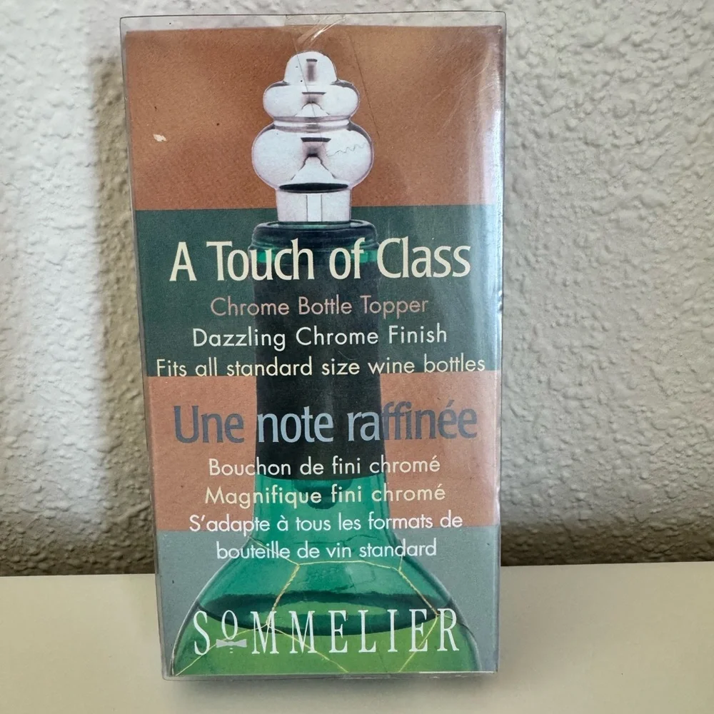 Silver Wine‎ Bottle Stopper