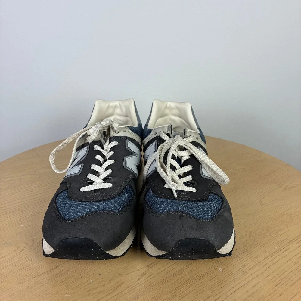 New Balance 574 Sneakers Men's 11.5 Retro Minimalist Suede Mesh Low Top Shoes