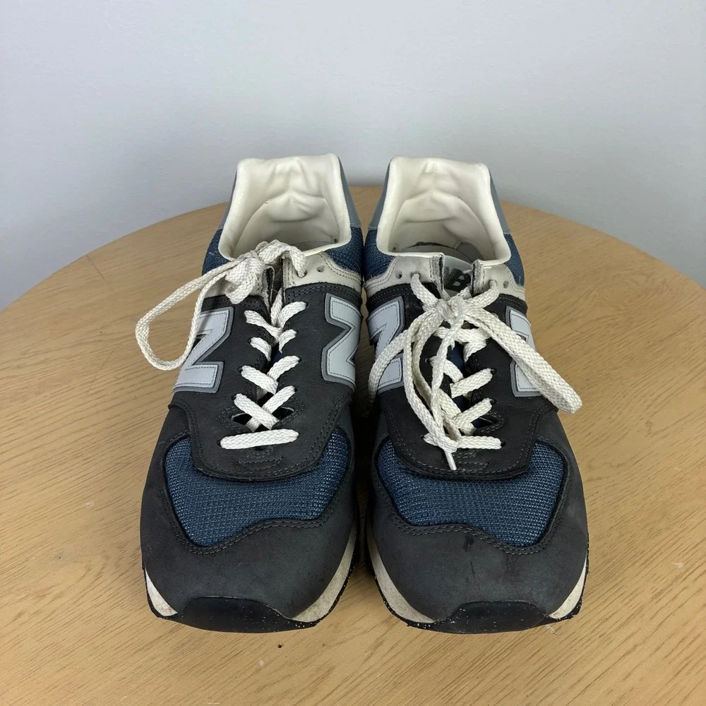 New Balance 574 Sneakers Men's 11.5 Retro Minimalist Suede Mesh Low Top Shoes