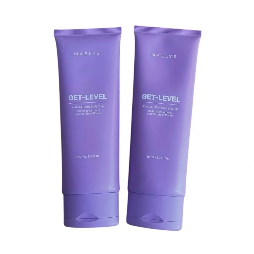 NEW 2 x MAËLYS GET-LEVEL Keratosis Pilaris‎ Body Scrub