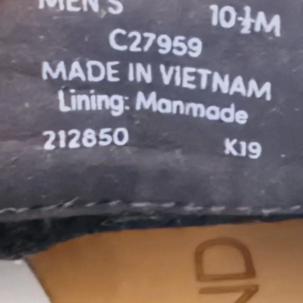 Cole Haan message rubber