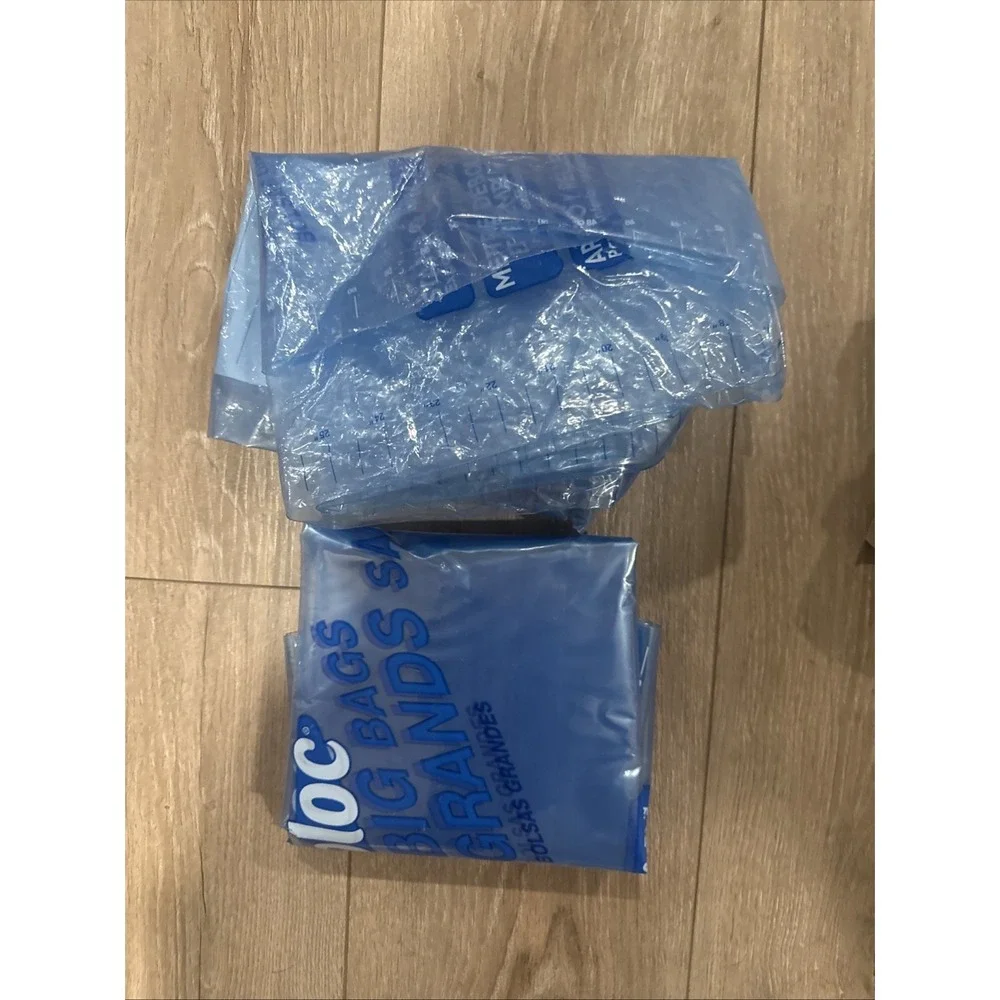 Ziploc Big Bags Discontinued Heavy Duty XXL 20 Gallon 2' x 2.7' 1 Used 2 New‎