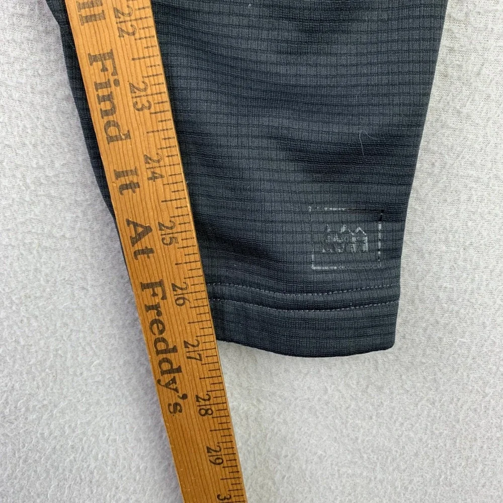 REI Midweight Base Layer Bottoms Mens S Gray Grid Fleece Thermal Pants