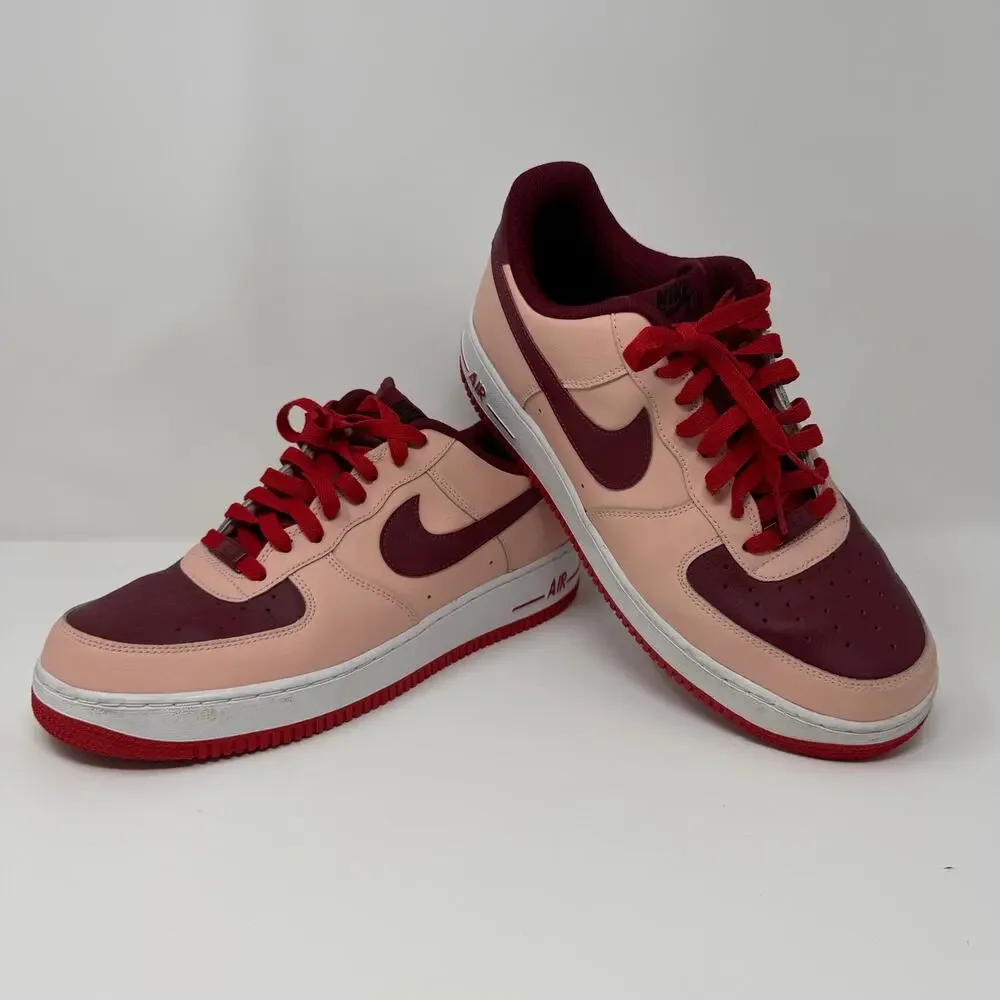 Nike Air Force 1 Low Pink Red Sneakers Men’s 10.5