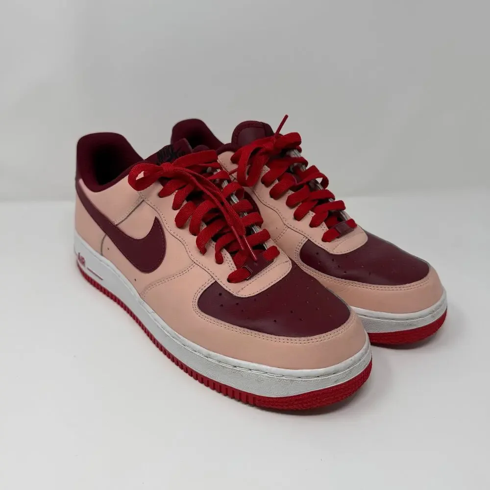 Nike Air Force 1 Low Pink Red Sneakers Men’s 10.5