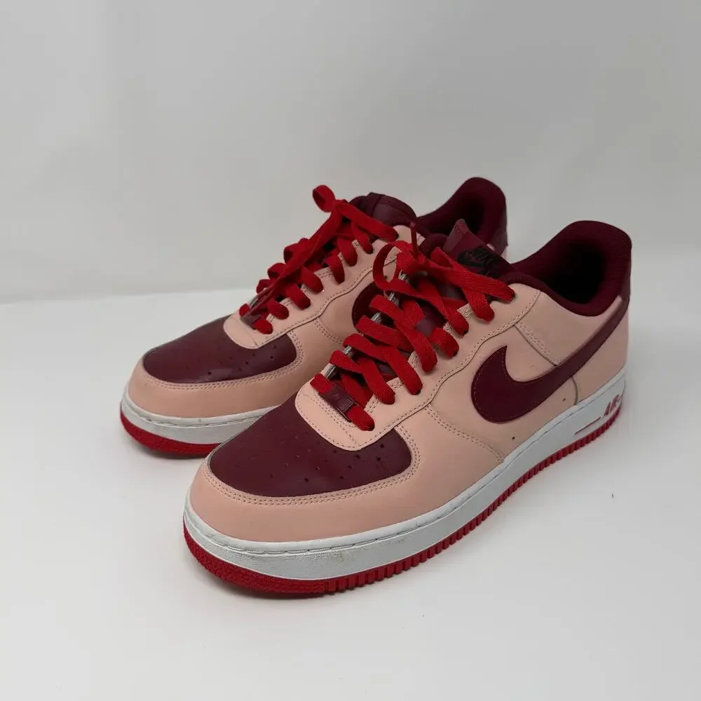Nike Air Force 1 Low Pink Red Sneakers Men’s 10.5