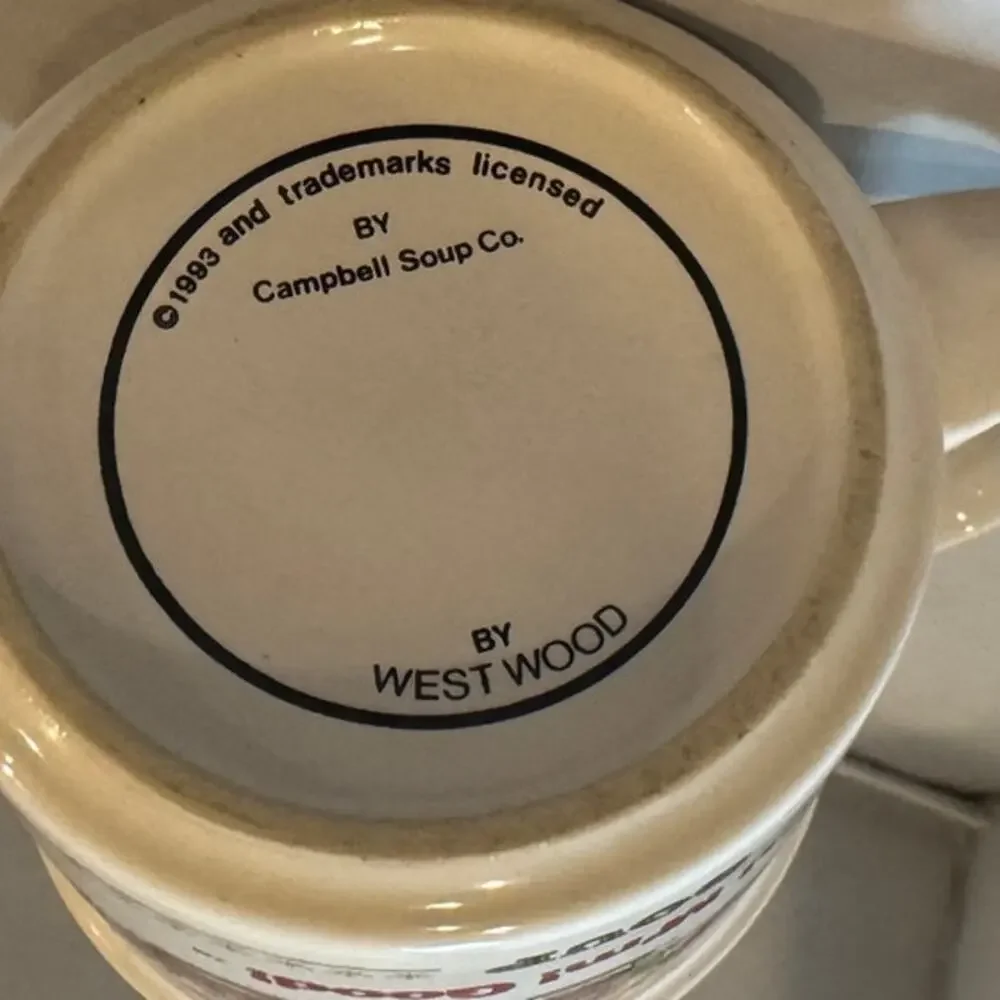 Campbell Soup‎ mug-Westwood 1993