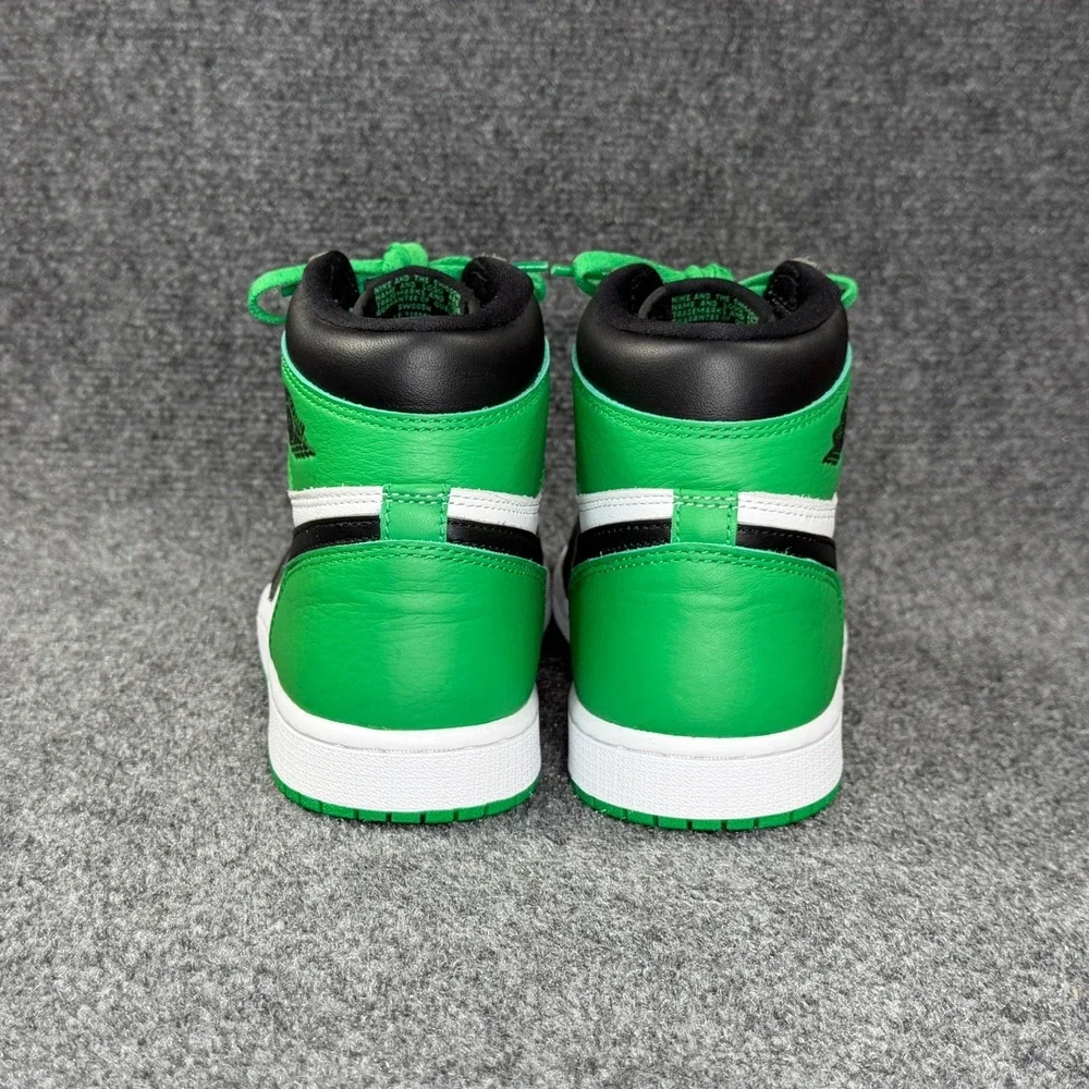 Jordan 1 Retro High OG Shoes Men's 8 Lucky Green Athletic Basketball Sneakers