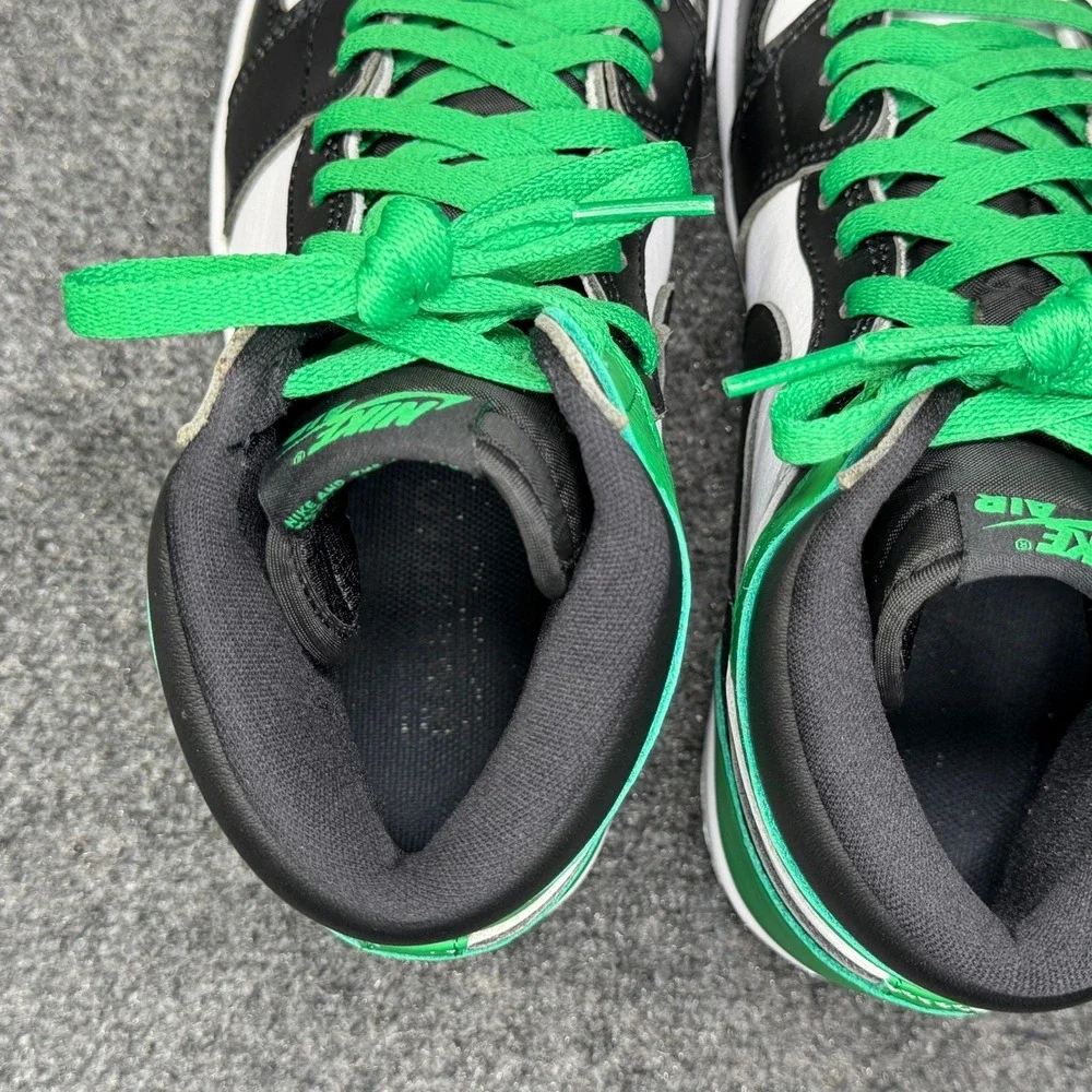 Jordan 1 Retro High OG Shoes Men's 8 Lucky Green Athletic Basketball Sneakers