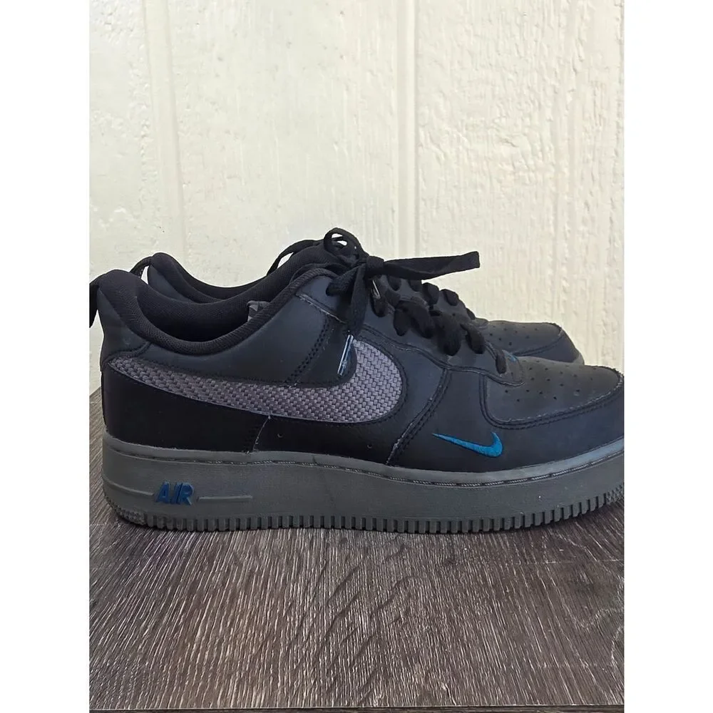 Men's Nike Air Force 1 Low 'Carbon Fiber Weave' Sneakers, Size 9