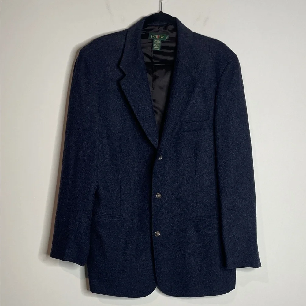 J. Crew | Vintage Oarsman Men’s Wool & Mohair Blend Blue Blazer Jacket Size 42L