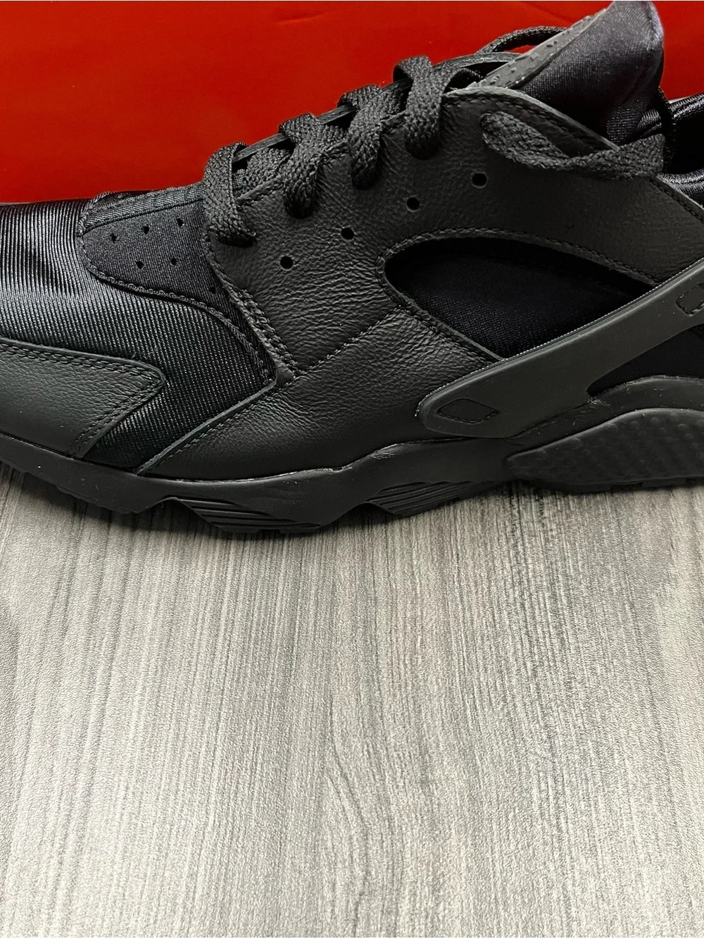 Nike All-Black Air Huarache Sneakers