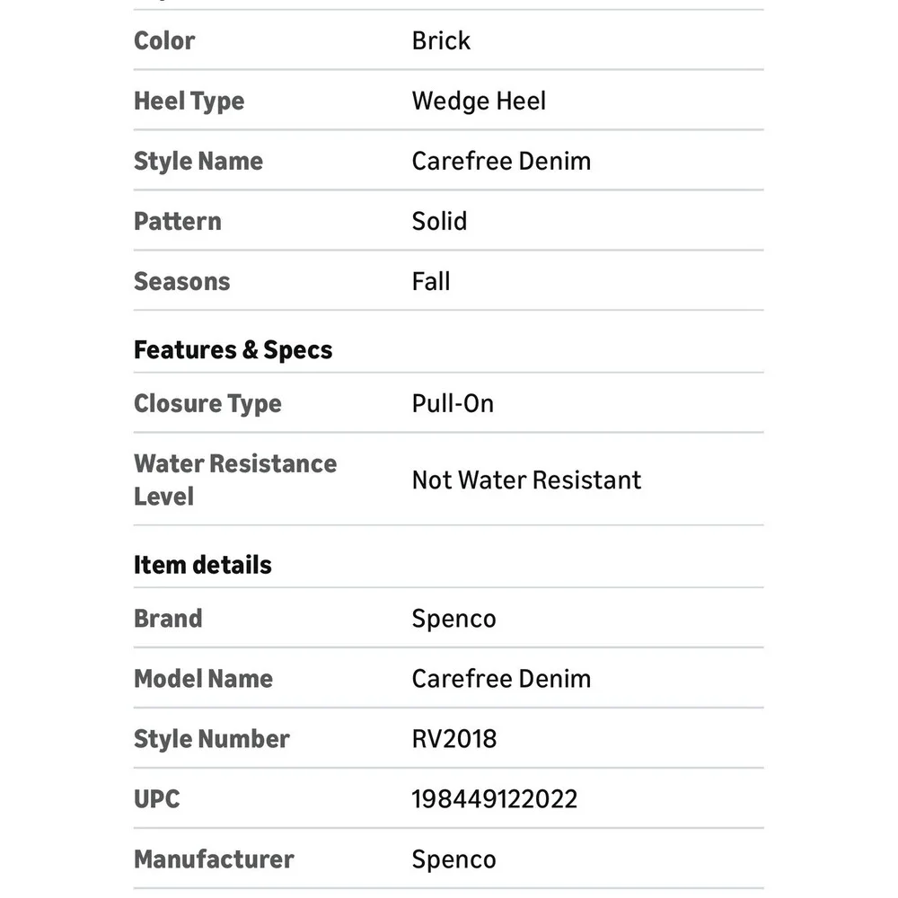 Spenco fashion thank